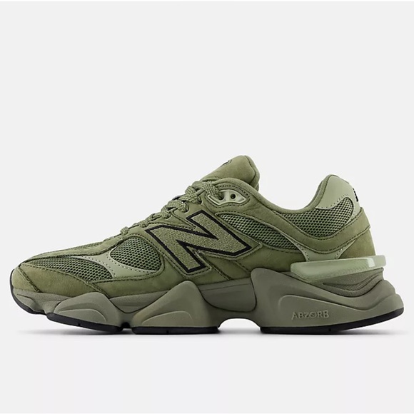 New Balance Men's Olive Sneakers - Picture 4 of 6